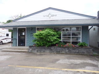 The entrance to our clinic.